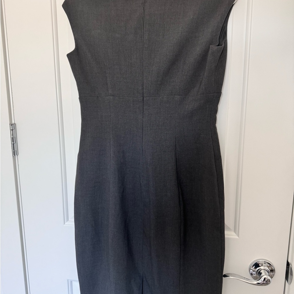 Calvin Klein office dress in grayish/black size medium in good condition - Picture 3 of 4
